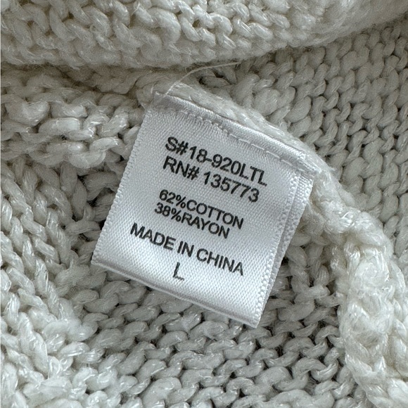 VICI dolls woven distressed knit tank top Ivory large - Picture 8 of 12